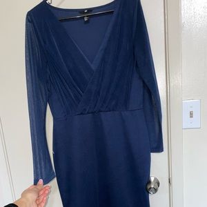 Navy blue H&M dress